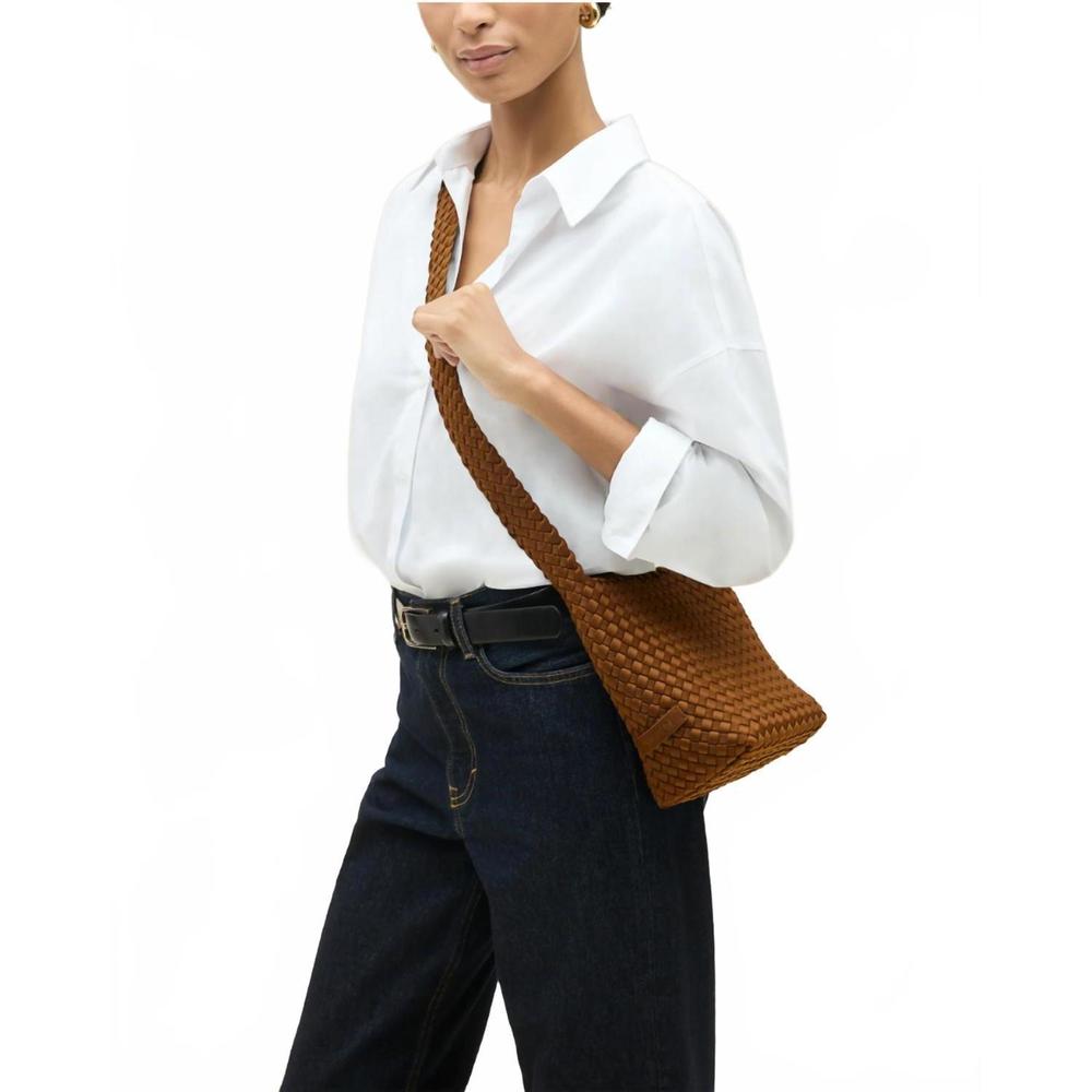 NEW NAGHEDI women's laguna crossbody bag in teak - Picture 4 of 5